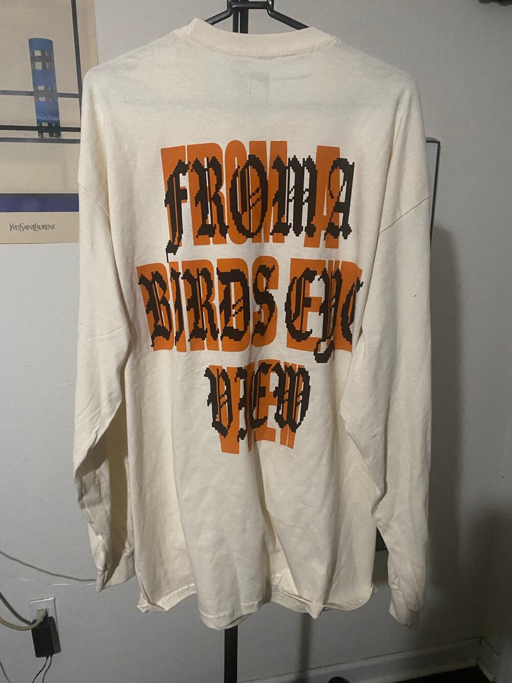 Cordae From a Birds Eye View Tour Merch Long Sleeve Shirt Size XL